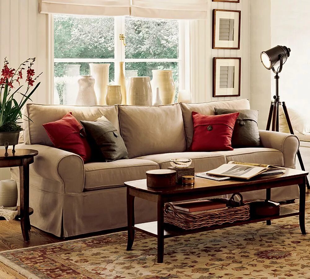 Разная мебель в интерьере гостиной Comfortable Living Room Couches and Sofa Living room warm, Comfortable living ro