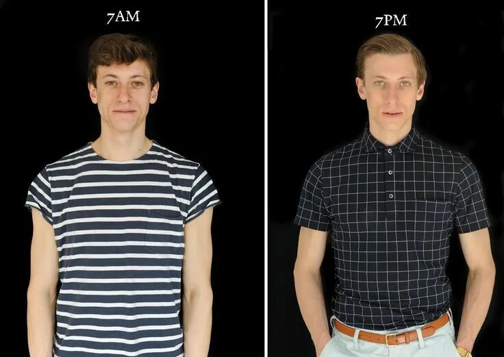 Разница фото 20 лет Portraits That Capture The Difference Between The Morning You And Night You Port