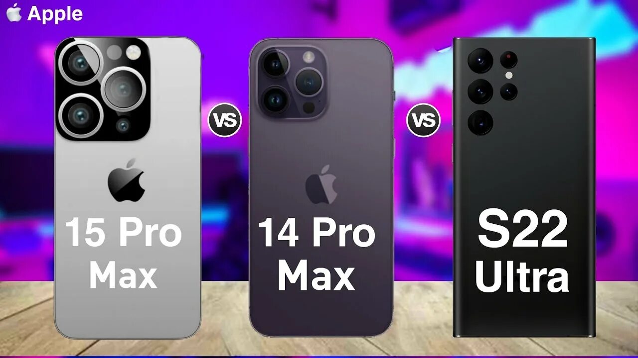 Разница фото айфон 15 и 15 про iPhone 15 Pro Max Vs iPhone 14 Pro Max Vs Samsung Galaxy S22 Ultra iPhone 15 Pro