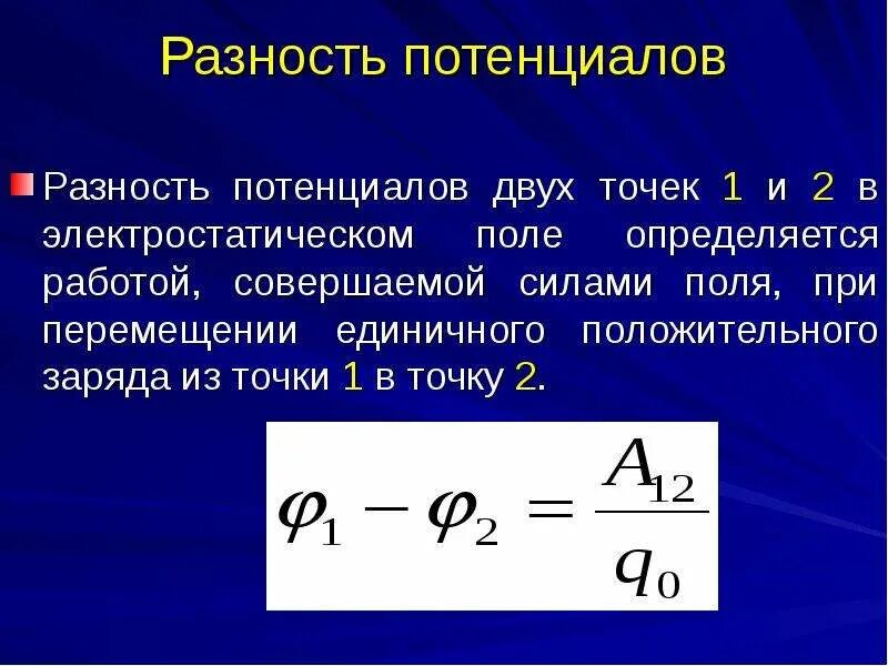 Разность потенциалов электрическая схема Презентация по физике Электричество и магнетизм Закон Кулона. Напряженность. - с