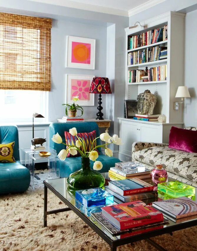 The Colorful Living Room Furniture Colourful living room, Colorful furniture liv