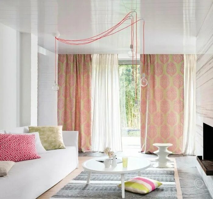 Разноцветные шторы в интерьере Cortinas modernas 75 ideas que enriquecen el hogar - Cortinas modernas, Hogar, C