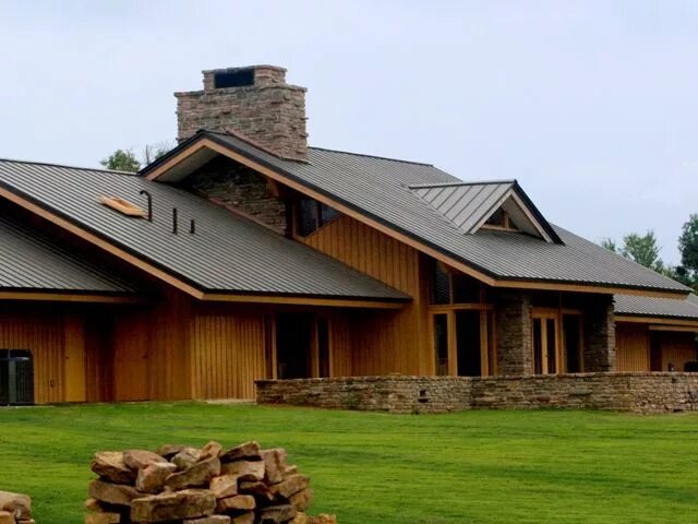 Разноуровневые крыши частных домов фото Image II - Standing Seam Metal Roofing - Best Buy Metals Standing seam metal roo