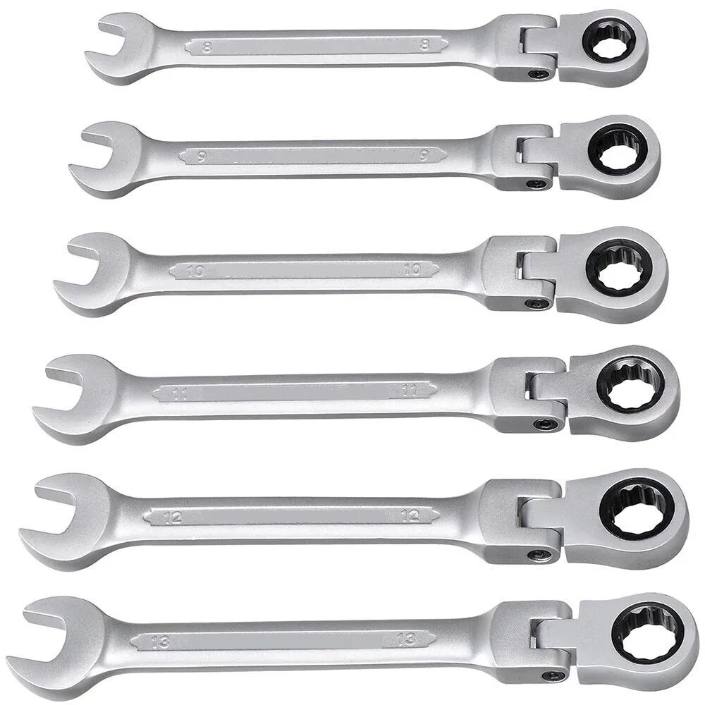 Разновидность гаечных ключей фото Wrenches Car Ratchet Ratchet Wrench Tool Set Car Ratchet Wrench Set Key - 1pcs K