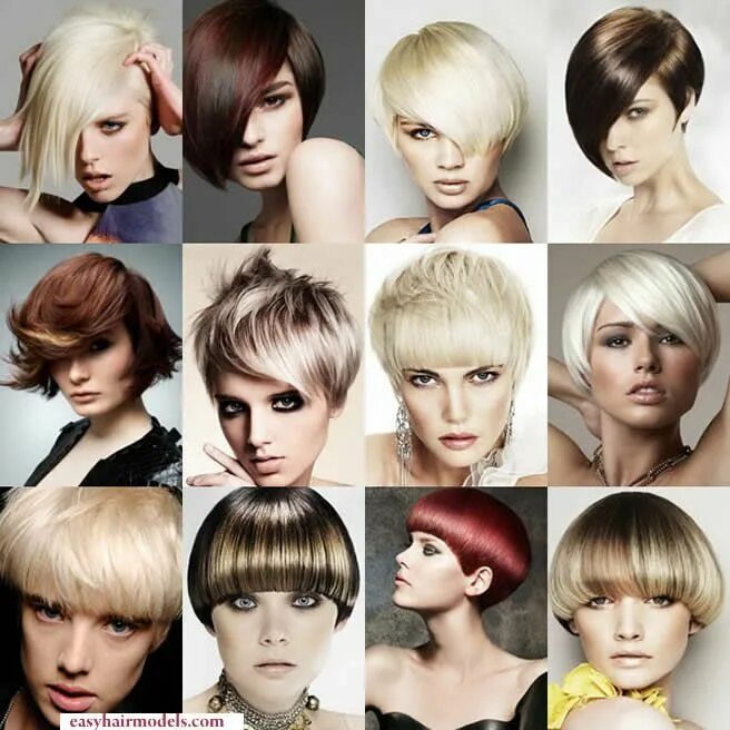 Разновидность стрижек фото Pin on Short haircut styles