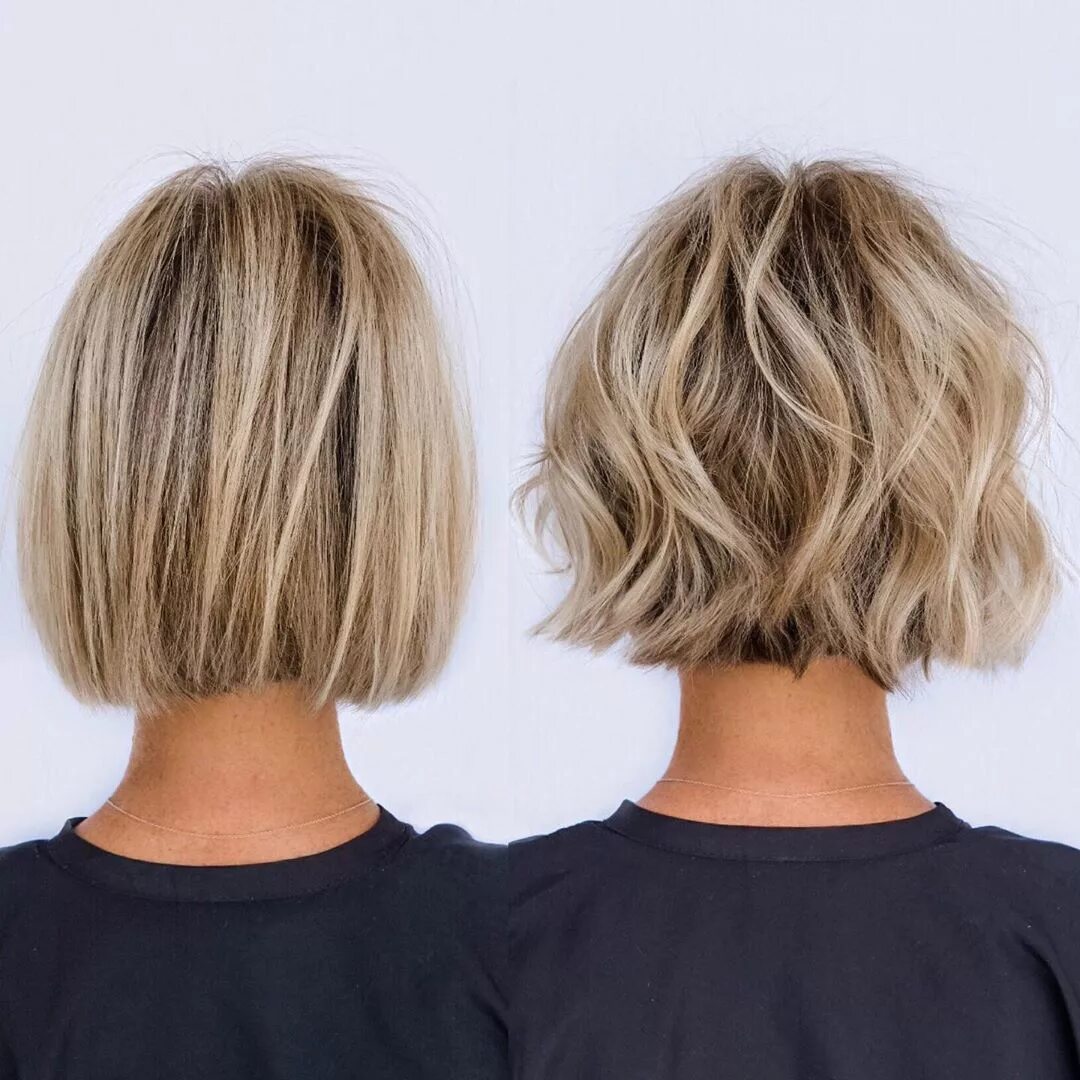 Разновидность стрижки боб на средние волосы Pin on Short layered bob haircuts