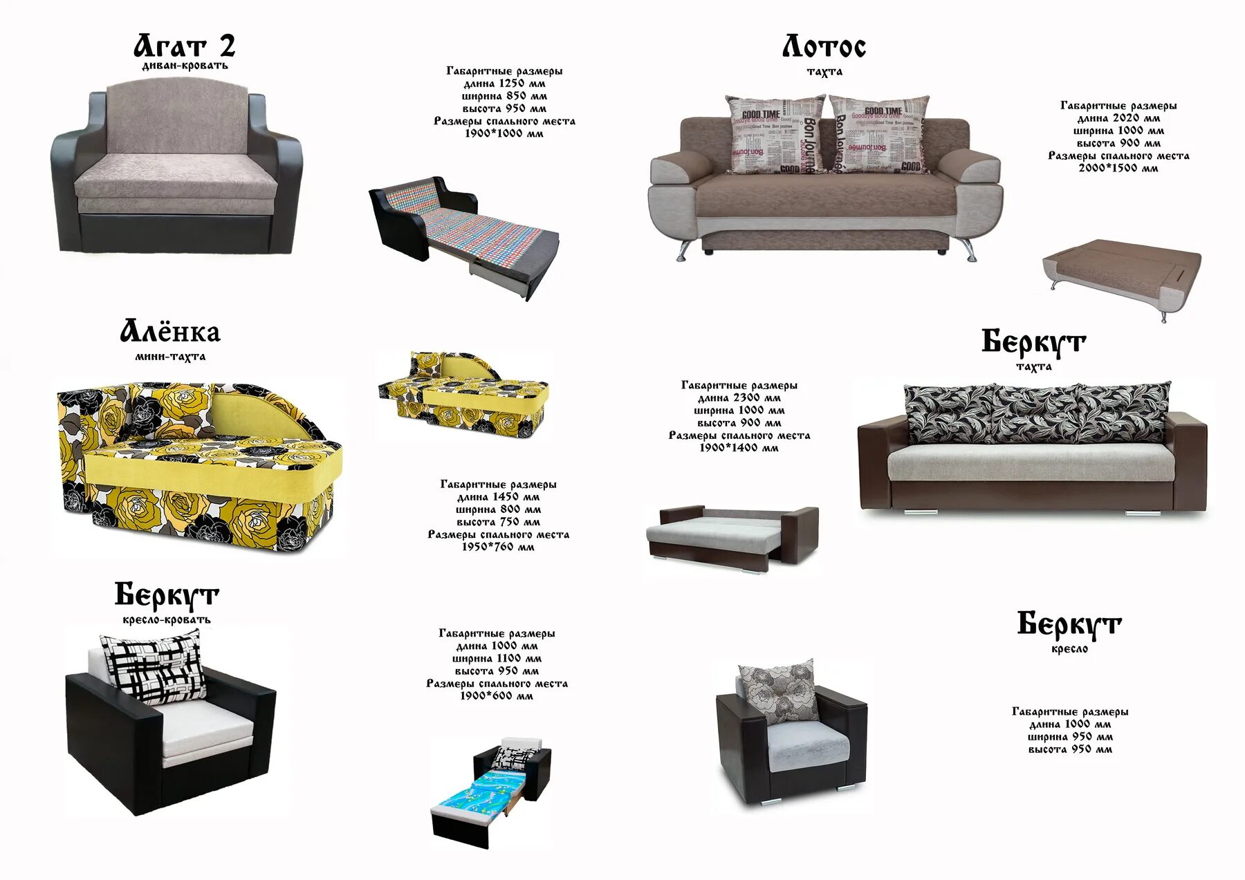 Разновидности диванов названия с фото Каталог :: МЯГКАЯ МЕБЕЛЬ :: Детские диваны :: тахта АЛЁНКА