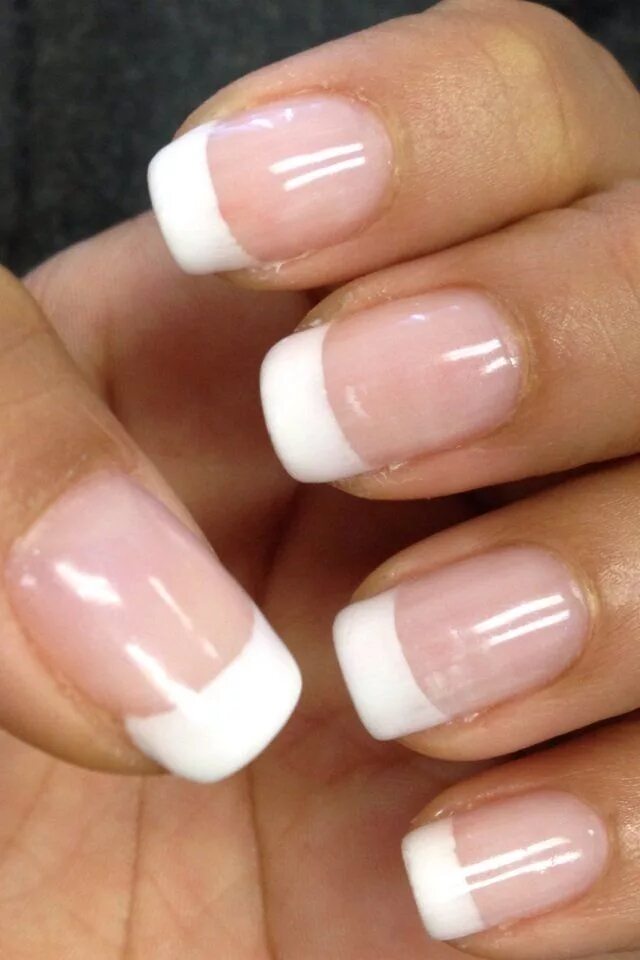 Разновидности французского маникюра фото Pictures Of French Tip Nails artnails.xyz French tip nails, Gel nails french, Fr