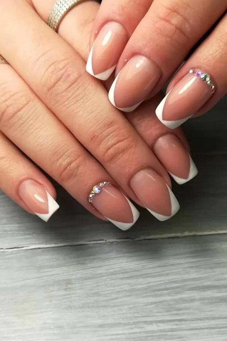 Разновидности френча на ногтях фото 2024 год #french #manicure #designs #france #nails #design #love #nailart #designer #usa 