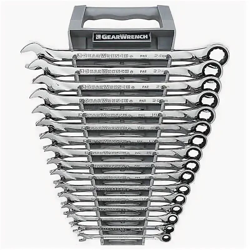 Разновидности ключей гаечных с фото и названиями GearWrench 16 Piece Extra Long Metric Combination Wrench Set 8 - 24mm eBay