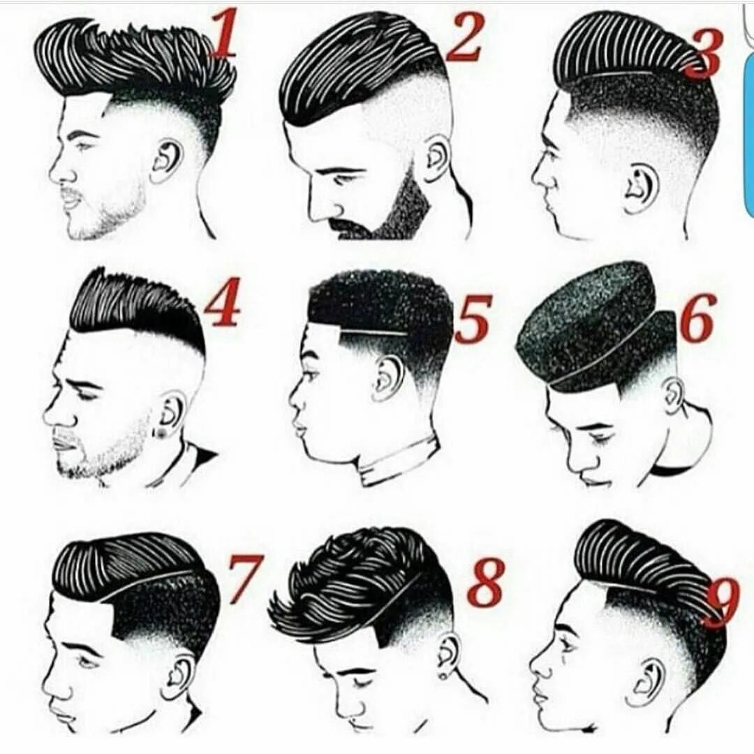 Разновидности мужских стрижек OFFICIAL BACHELOR SHOES on Instagram: "Via @thebusinessmen choose your hair cut 