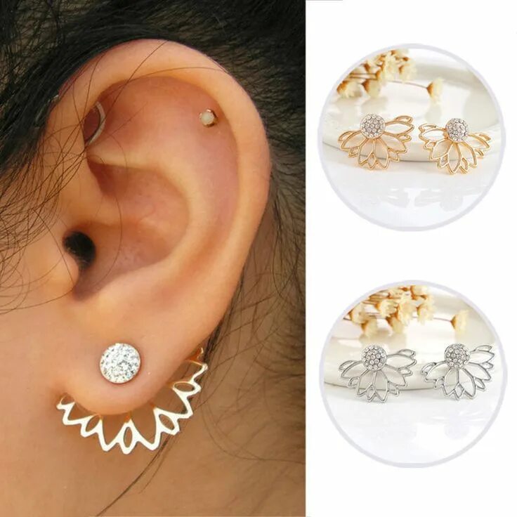 Разновидности сережек для ушей названия с фото Earrings #eBay Jewellery & Watches Gold earrings models, Fashion earrings studs,