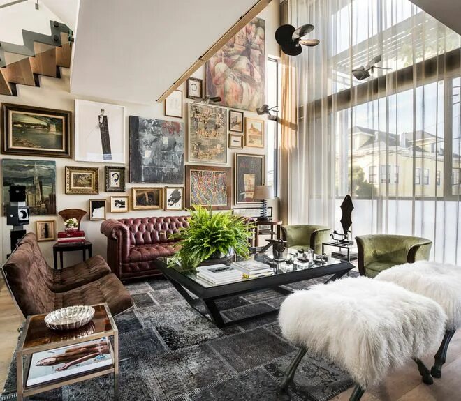 Разновидности стилей в интерьере eclectic-living-room Eclectic living room, Eclectic living room design, Living r