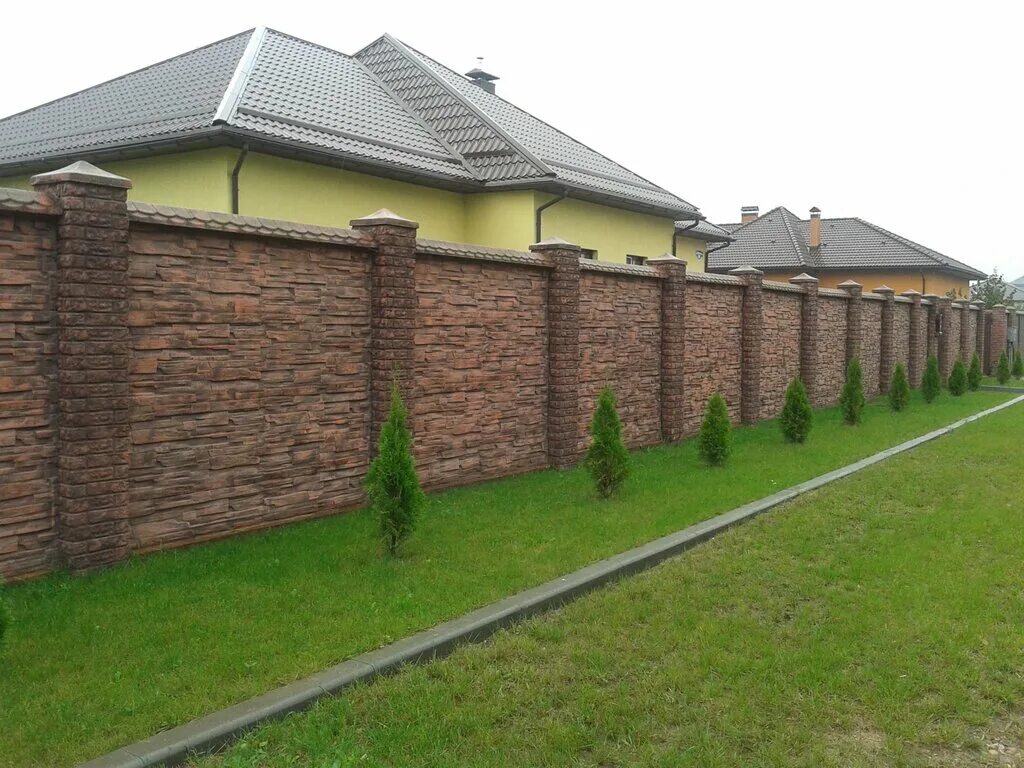 Разновидности заборов для частного дома фото Volzhsky Zabor, fences and barriers, Russia, Volzhsky, ulitsa imeni Generala Kar