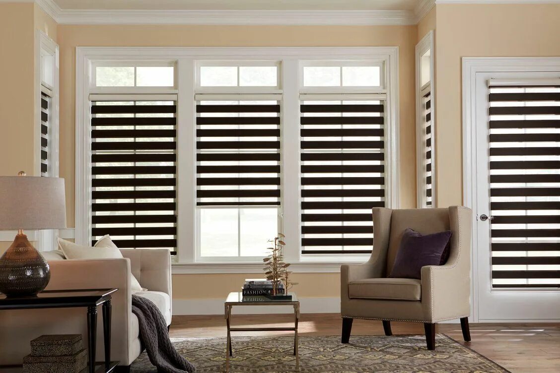 Разновидности жалюзи на окна фото Blinds.com Flat Sheer Shades Blinds.com Living room blinds, Blinds, Blinds for w