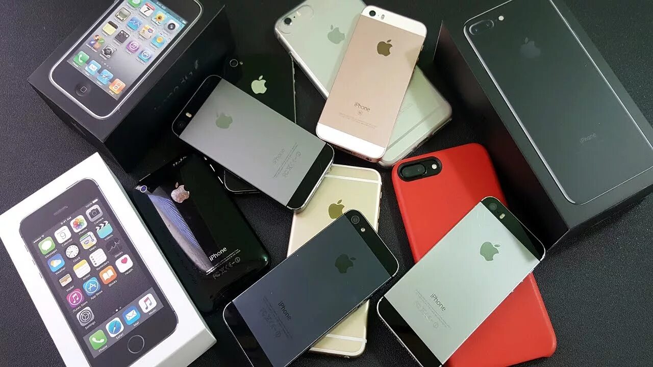 Разные айфоны фото My Mega iPhone Collection 2017 Part 1 - YouTube