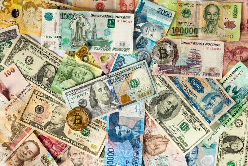 Разные деньги мира фото Currencies of Different Countries, Flat Lay. Stock Image - Image of finance, iso