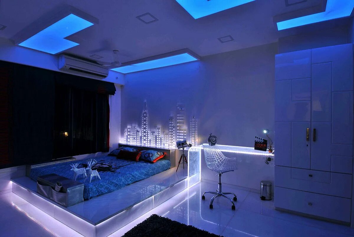 Разные дизайны комнат 30 Buoyant Blue Bedrooms That Add Tranquility and Calm to Your Sleeping Space Bl