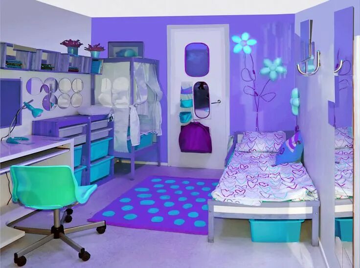 Разные дизайны комнат для девочек Fun Teen Girl Bedrooms (Design Ideas) Teenage girl bedroom designs, Girl bedroom