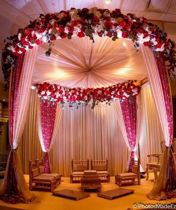 Разные красивые оформления Photo From elegant wedding decor - By Daffodils Event Organizer Indian wedding d