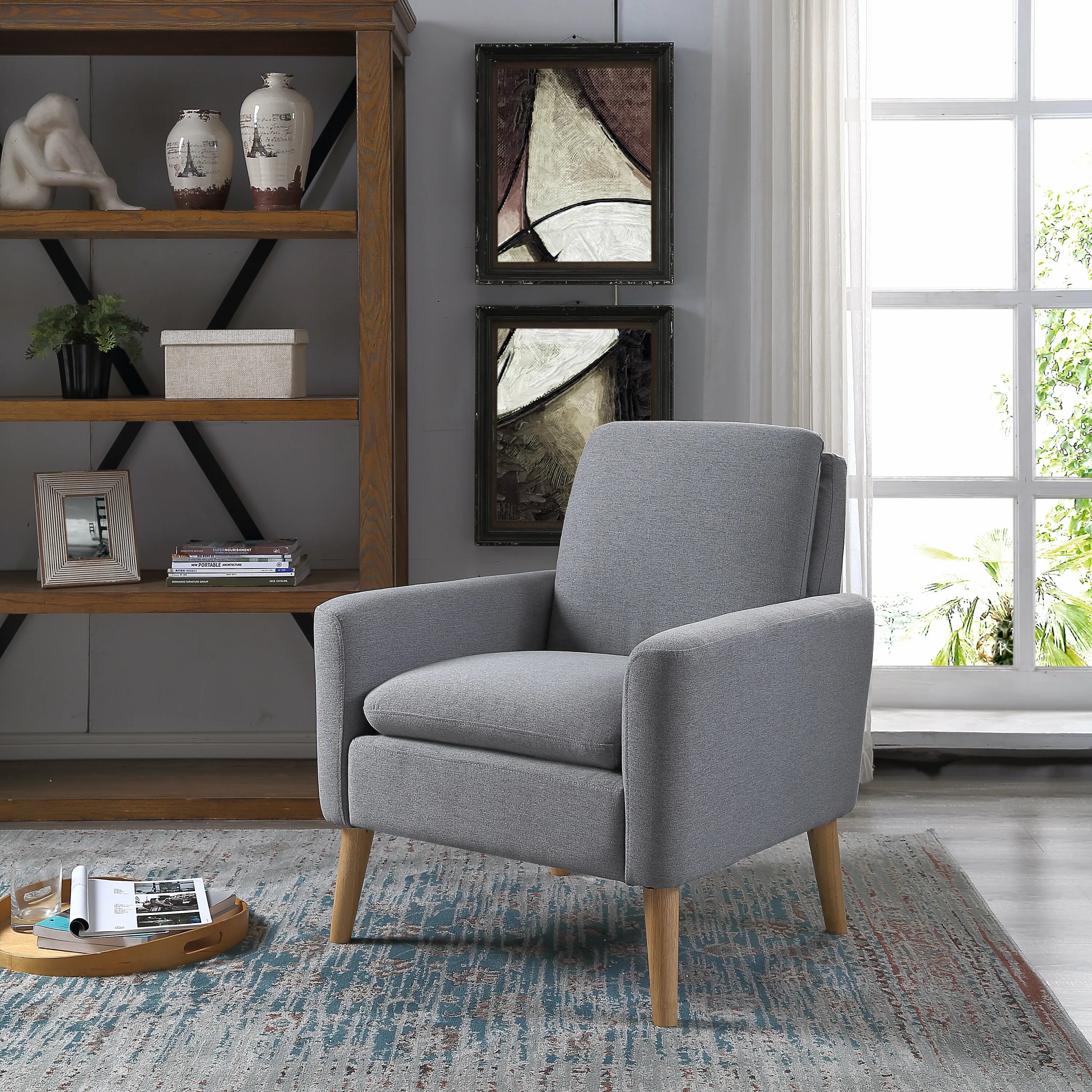 Разные кресла в интерьере гостиной grey chair wayfair OFF-70