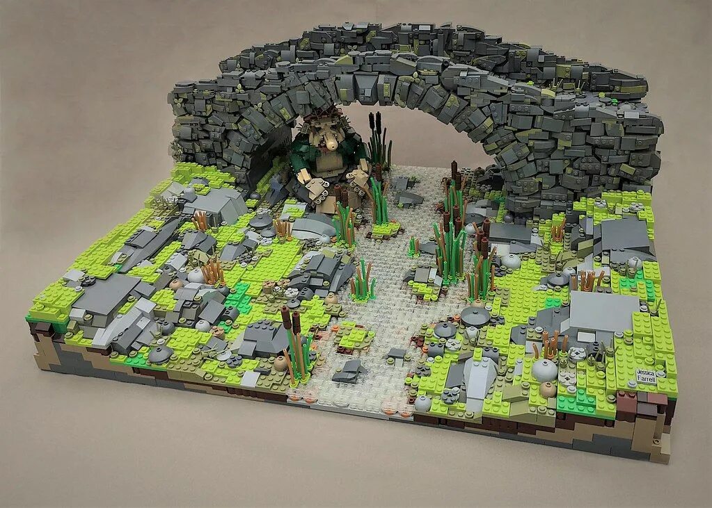 Разные лего самоделки A scraggily troll lives under a scraggily bridge - The Brothers Brick in 2024 Le