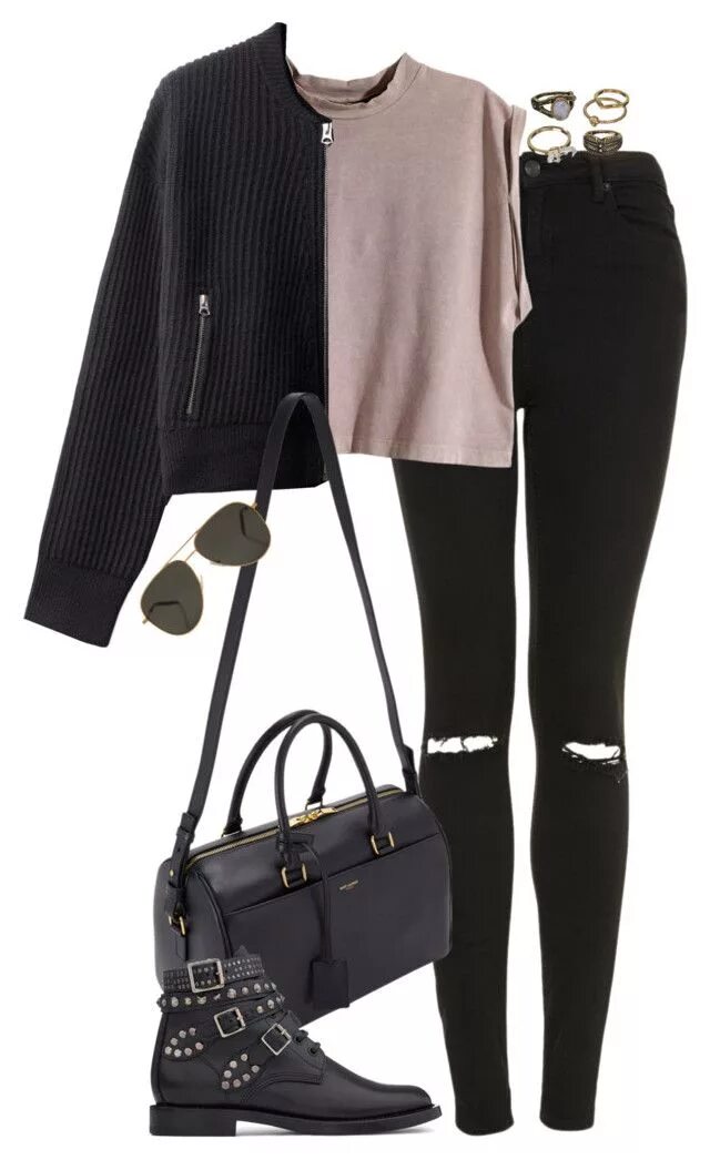 Разные луки фото "Untitled #4914" by eleanorsclosettt ❤ liked on Polyvore featuring Topshop, H&M,