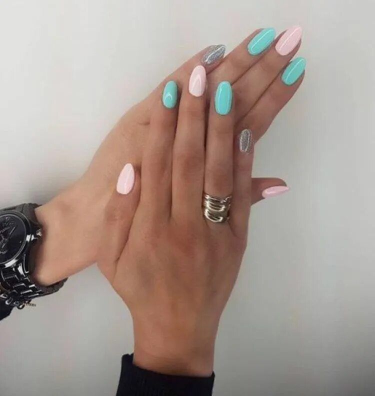 Разные ногти на руках дизайн 2024 35+ Extremely Cute Candy Colors Nail Art Design Nail colors, Short acrylic nails