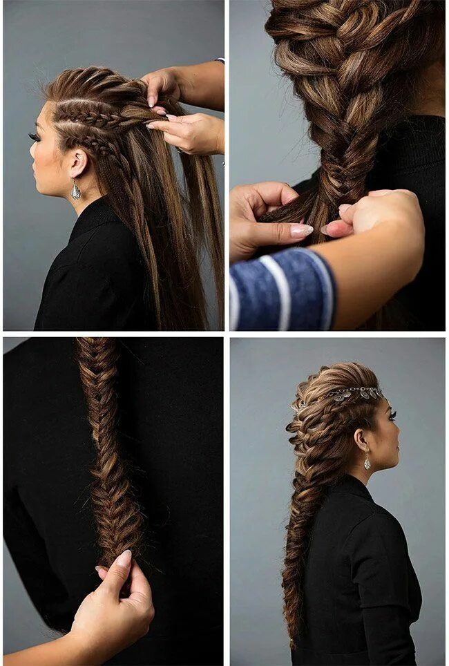 Разные прически на длинные волосы Lange, schnelle und geflochtene Frisuren - Frisuren 2018 - Lange - Long braided 