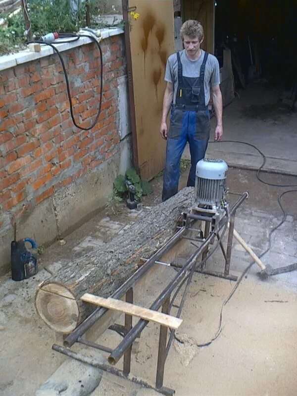 Разные самоделки своими руками Pin on Мастерская Homemade chainsaw mill, Chainsaw mill plans, Diy bandsaw