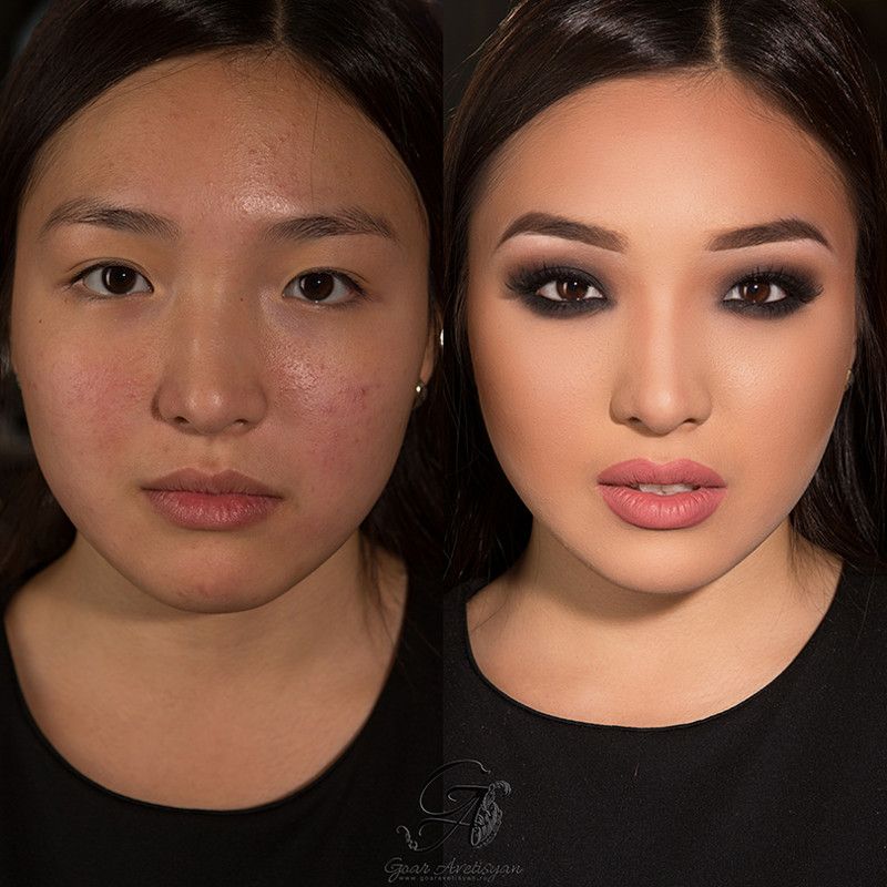 Разные веки макияж Pin on make up Contour makeup, Makeup transformation, Asian eye makeup