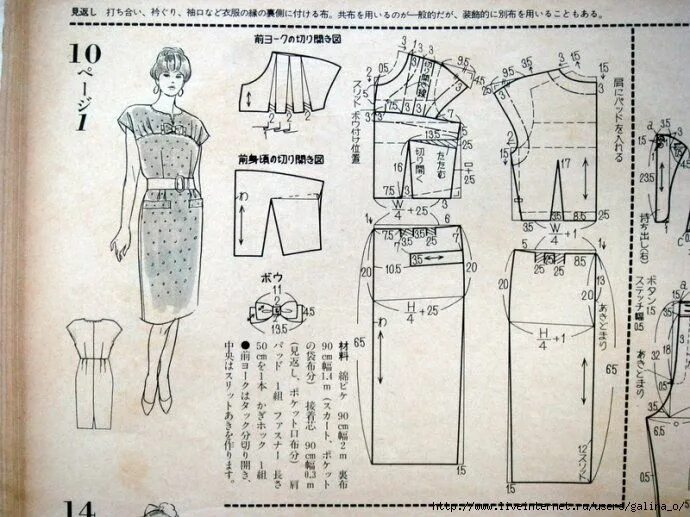 Разные выкройки Модный журнал № 7 1987.. Обсуждение на LiveInternet - Российский Сервис Онлайн-Д