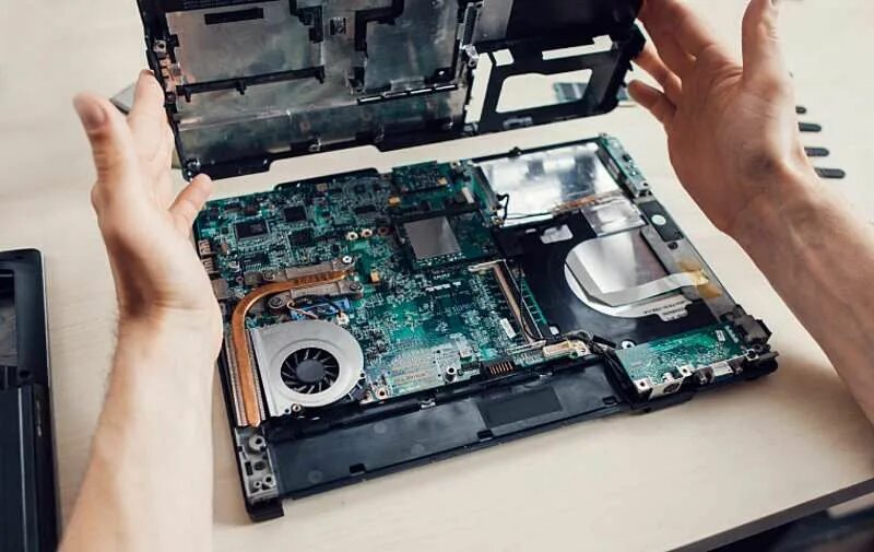 Разобранные ноутбук фото Motherboard kaufen: Die besten Modelle in 2024 Computer service, Laptop processo