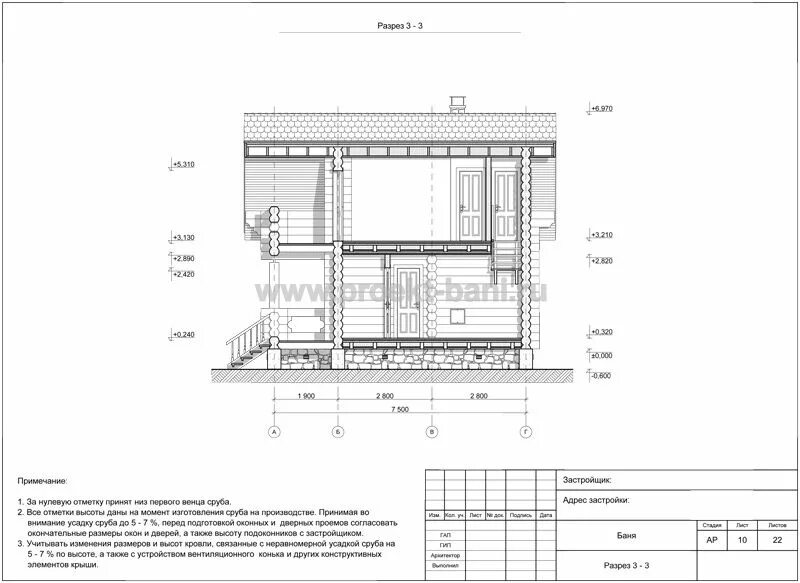 Баня СМК-92-22. ???? фото, цена ????, размеры - Можайск