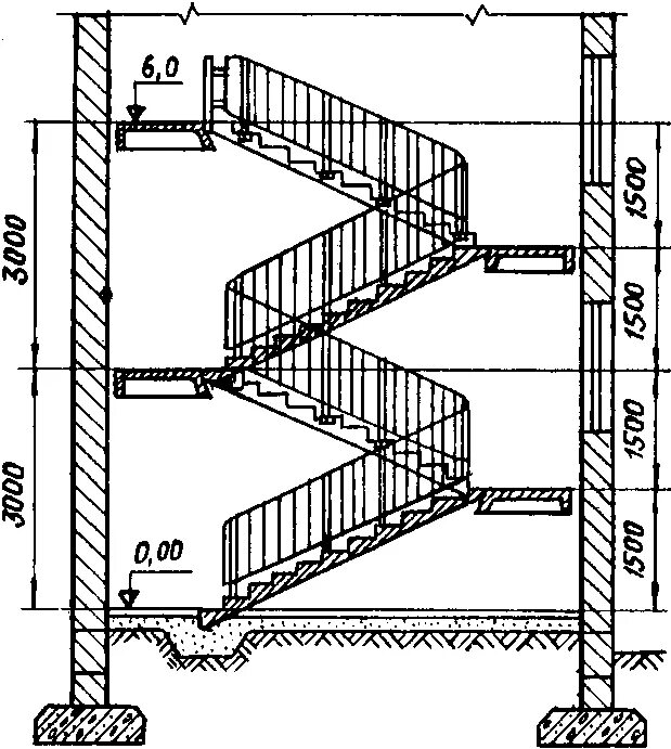 RU107242U1 - DEVICE FOR LAYING AND FIXING THE HOSE LINE IN THE STAIRS OF THE BUI