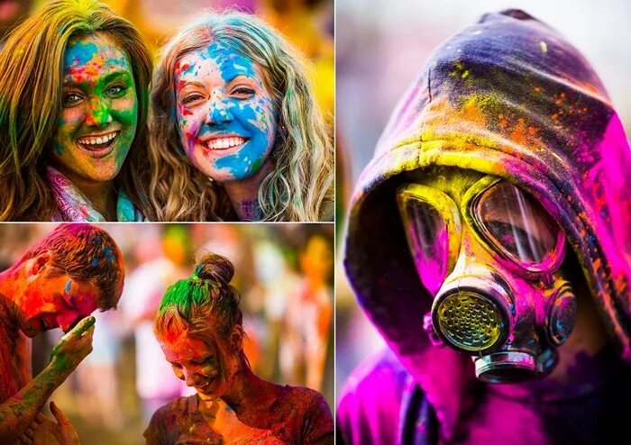 Разукрашивать красками фото Статьи по теме "Holi Festival of Colors"