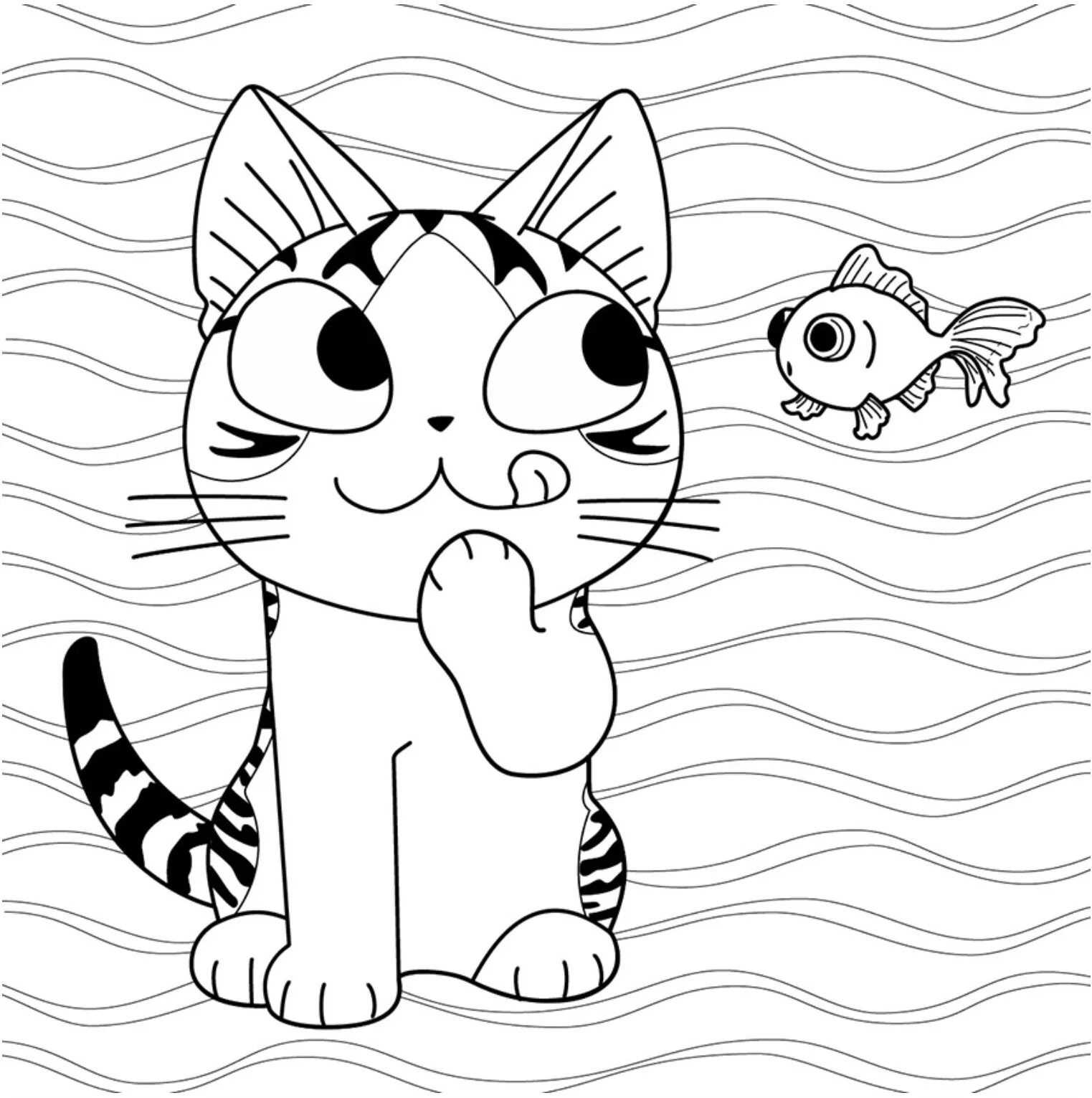 Coloring Pages Cat Print Free