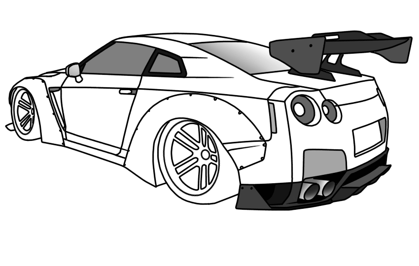 sports car drawing - Google Search Car drawings, Lowrider drawings, Race car col