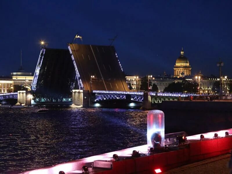 Разведенные мосты петербурга фото Новости Ленинград Победа