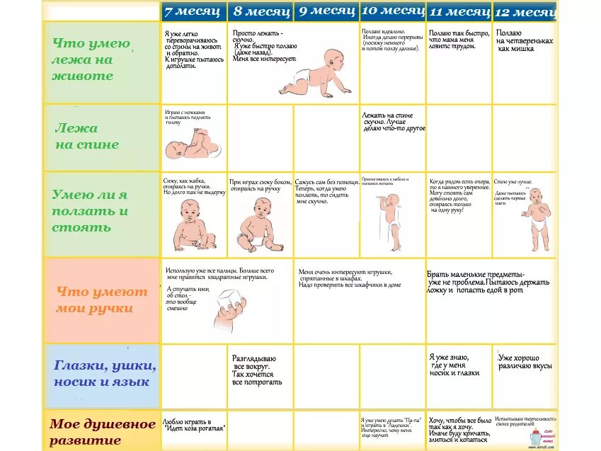 Развитие ребенка по месяцам фото Что должен уметь мальчик в 9 месяцев