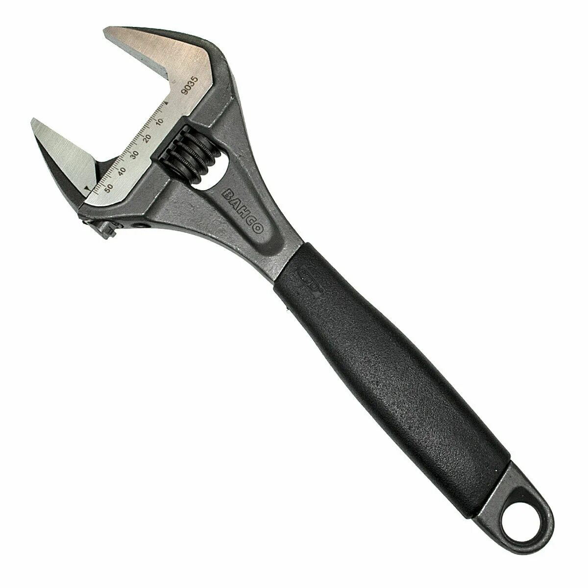 Разводной ключ для сантехники цена фото Bahco 9035 ergo 300mm 12" adjustable wrench extra wide jaw 55.6mm open BAH9035 7