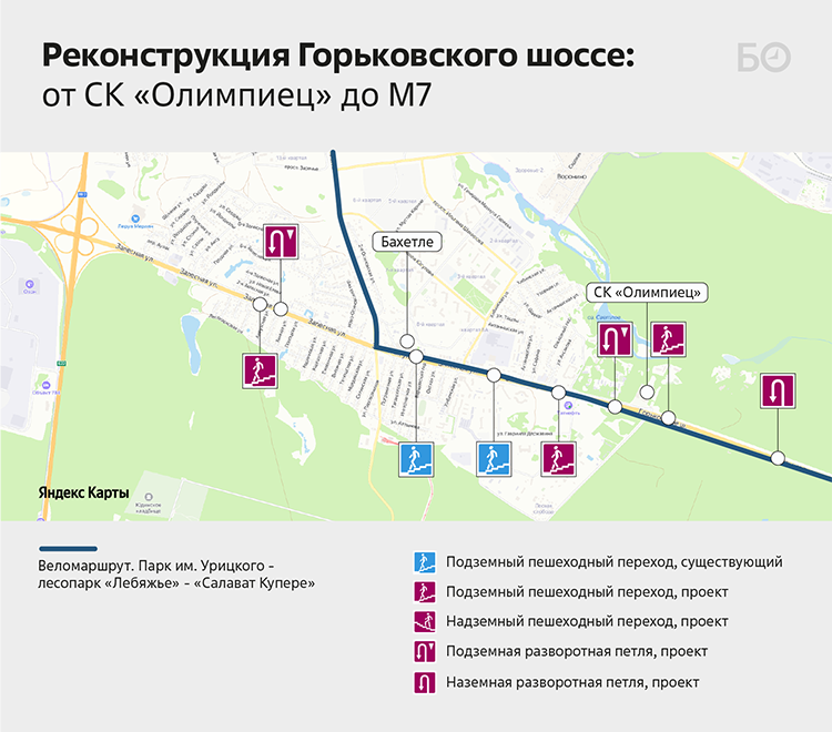 Развязка на горьковском шоссе в казани фото Как перестроят Горьковское шоссе: 6 полос, 7 развязок и никаких светофоров!