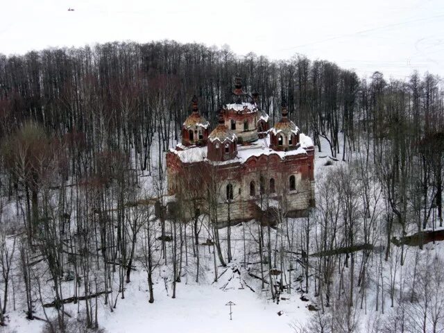 Рдейский монастырь фото Рдейский монастырь, Рдейская пустынь (Холмский район), фотография. общий вид в л