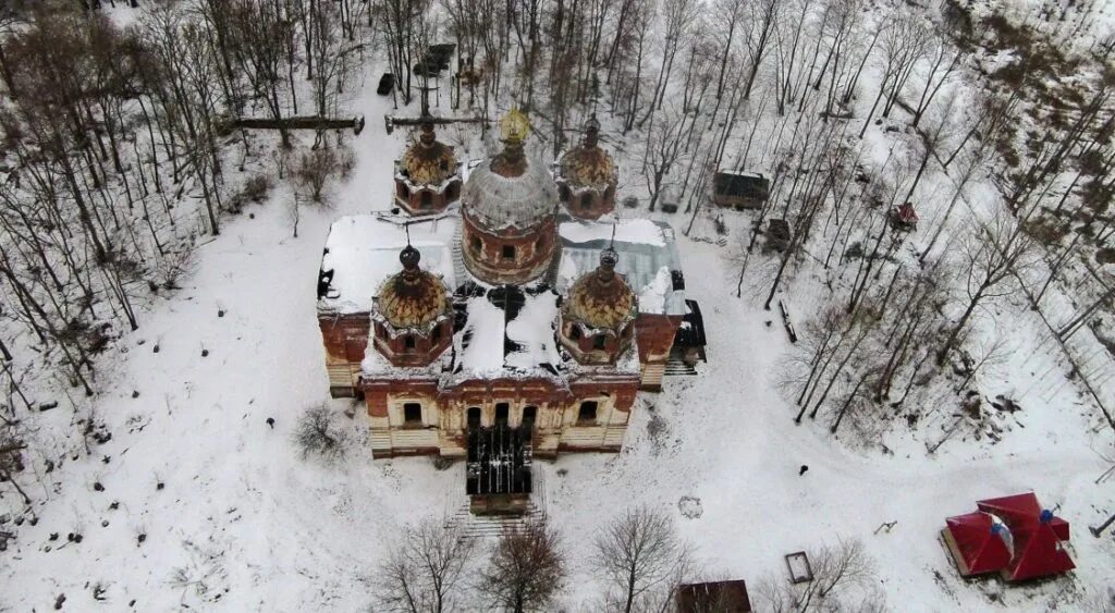 Рдейский монастырь фото Успенская церковь: разрушенный храм Рдейской пустыни