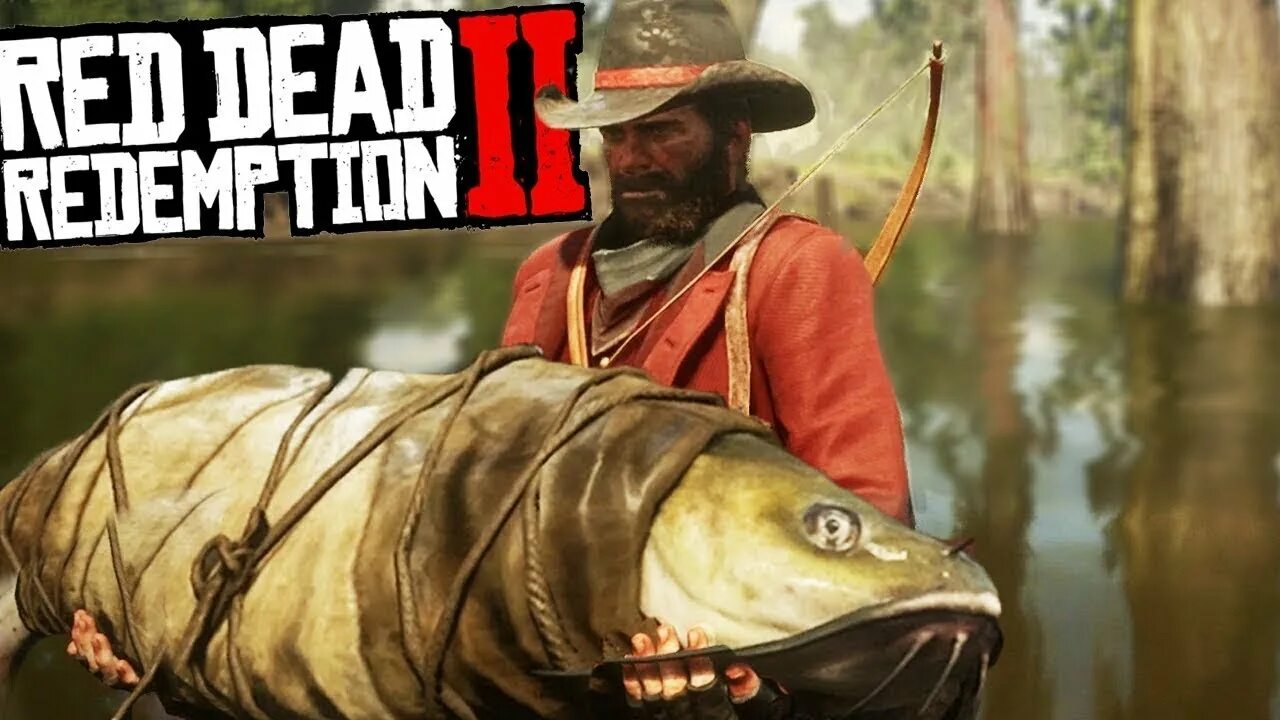 Рдр 2 на что ловить легендарную рыбу Channel Catfish location in RDR2 - YouTube