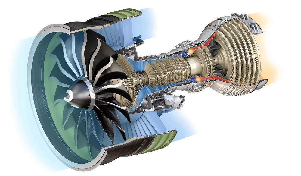 Реактивный двигатель фото Знакомьтесь, это GE9X - самый большой реактивный двигатель в мире