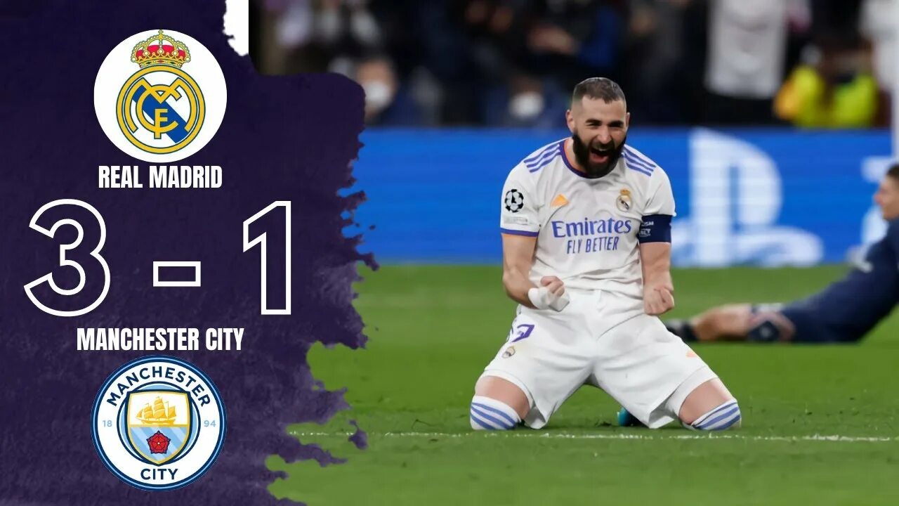 Реал сити фото Real Madrid VS Manchester City 3 - 1 All Goals & Highlights UEFA Champions Leagu