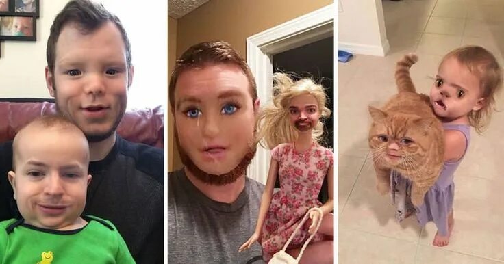 Реалистичная замена лица на фото These Faceswaps Are Too Funny To Be Real! You Will Probably Laugh Your Pants Off