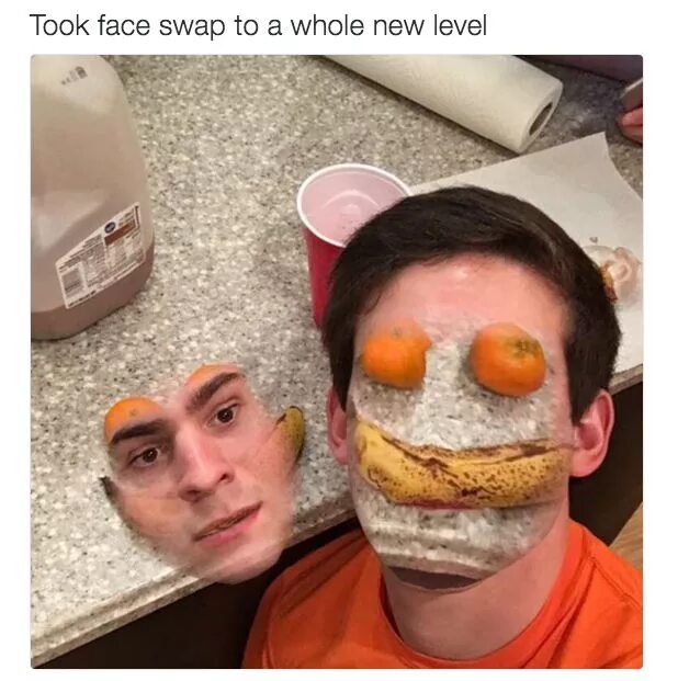 Реалистичная замена лица на фото inanimate objects... Funny face swap, Face swaps, Face swap fails