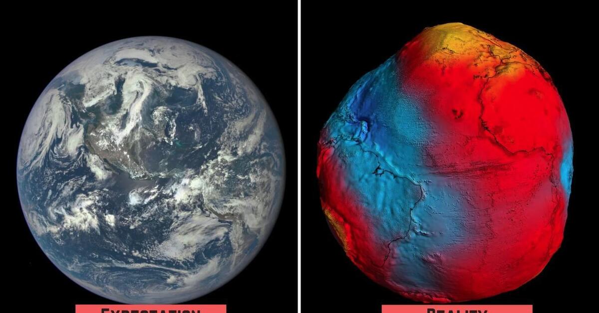 Реальная форма земли фото Форма нашей планеты... Пикабу